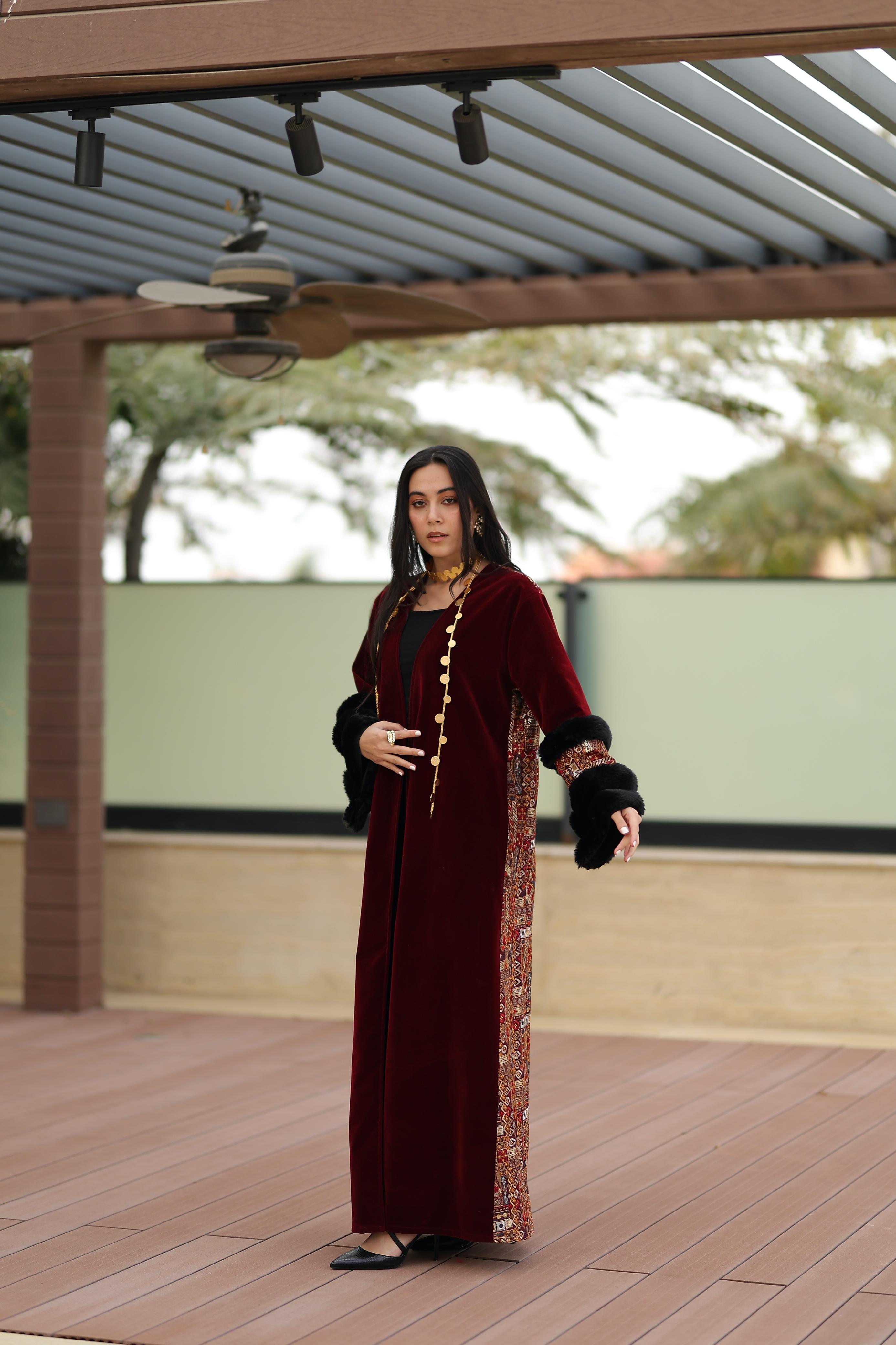 Ruby Heritage Velvet Qoftan