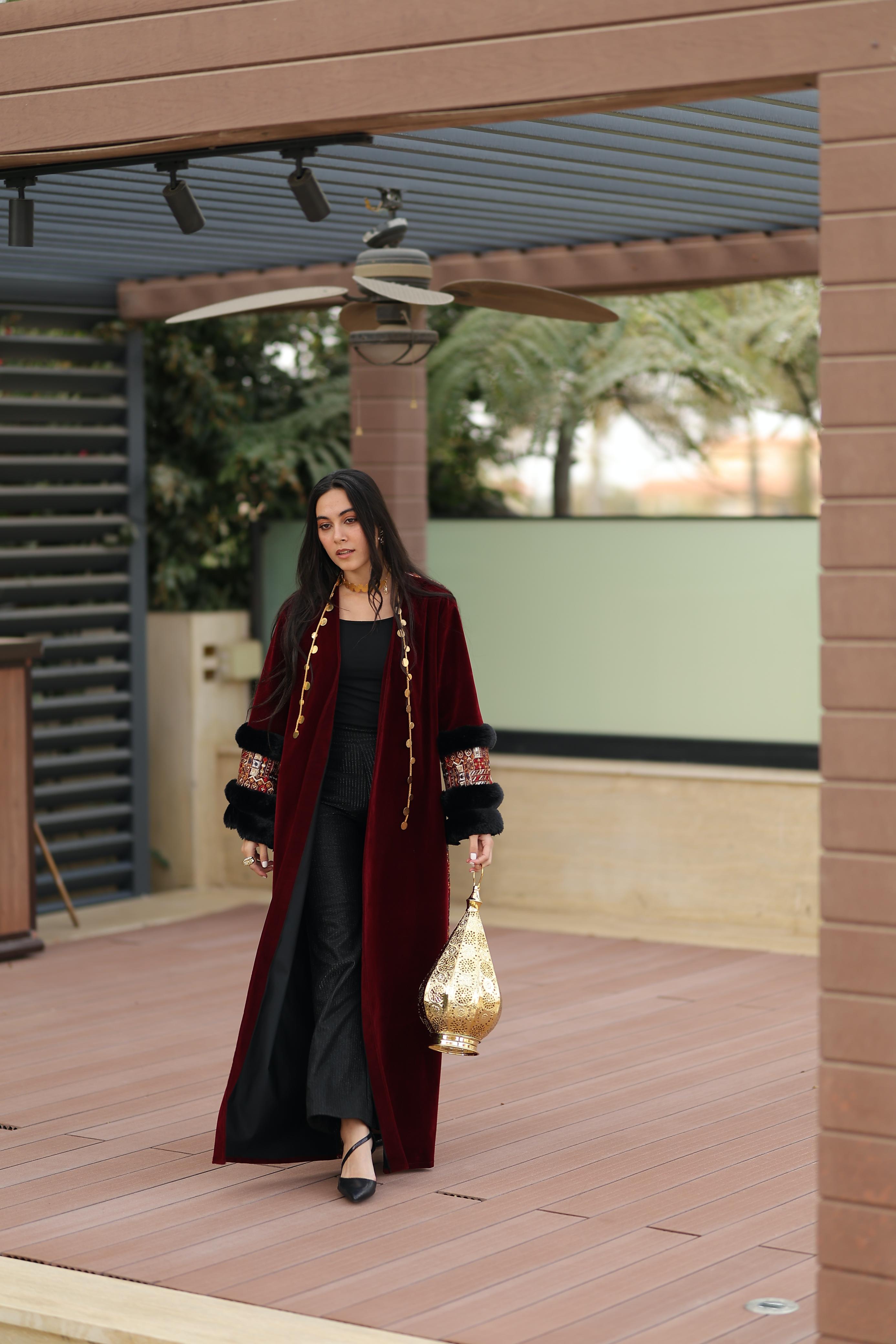 Ruby Heritage Velvet Qoftan