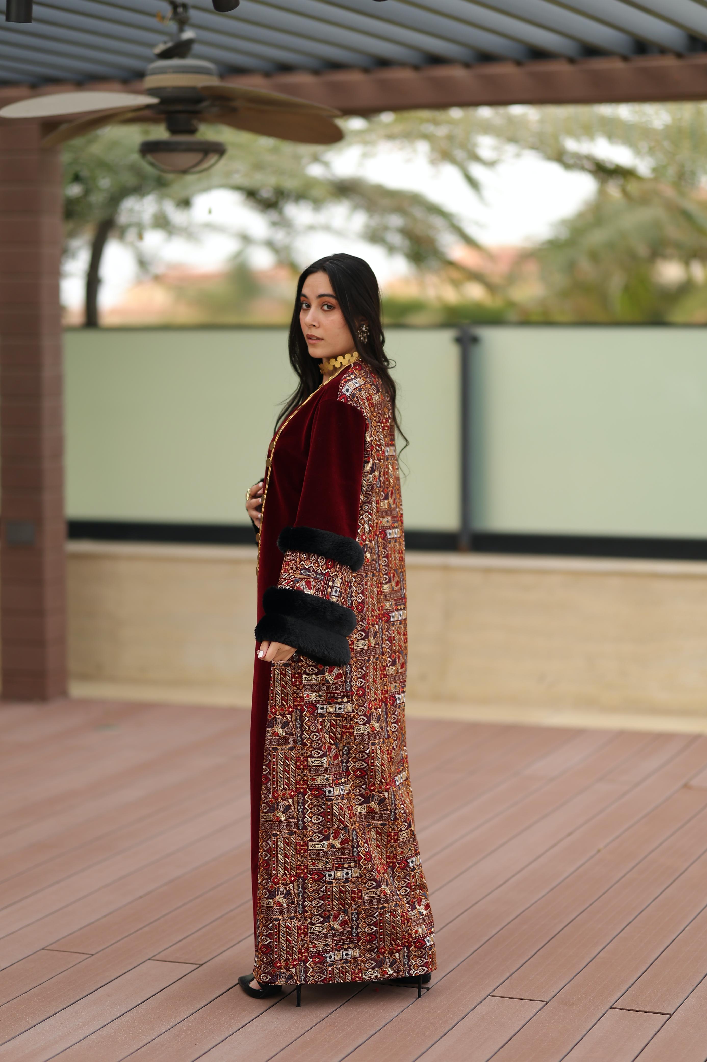 Ruby Heritage Velvet Qoftan