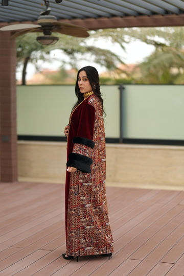 Ruby Heritage Velvet Qoftan