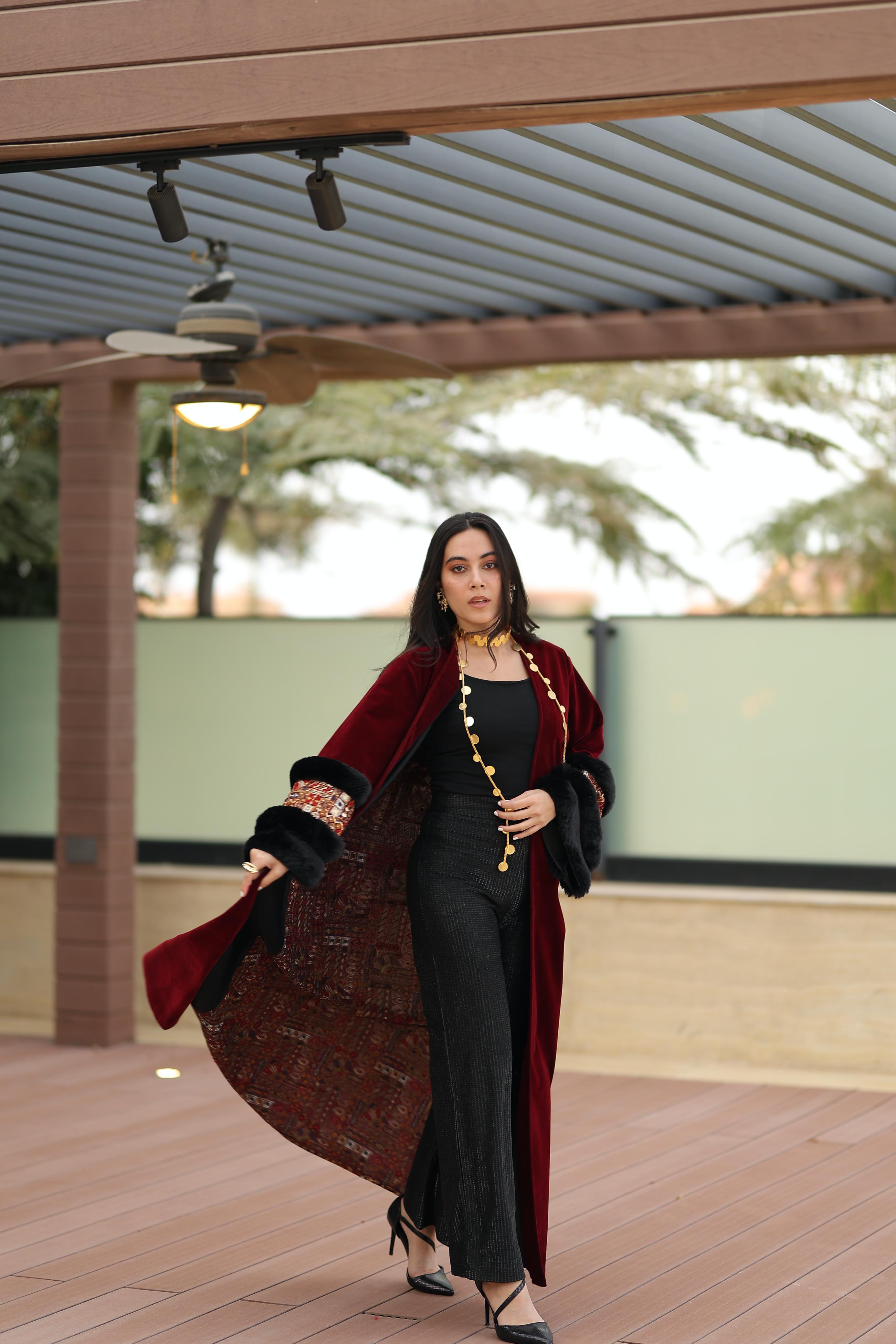 Ruby Heritage Velvet Qoftan