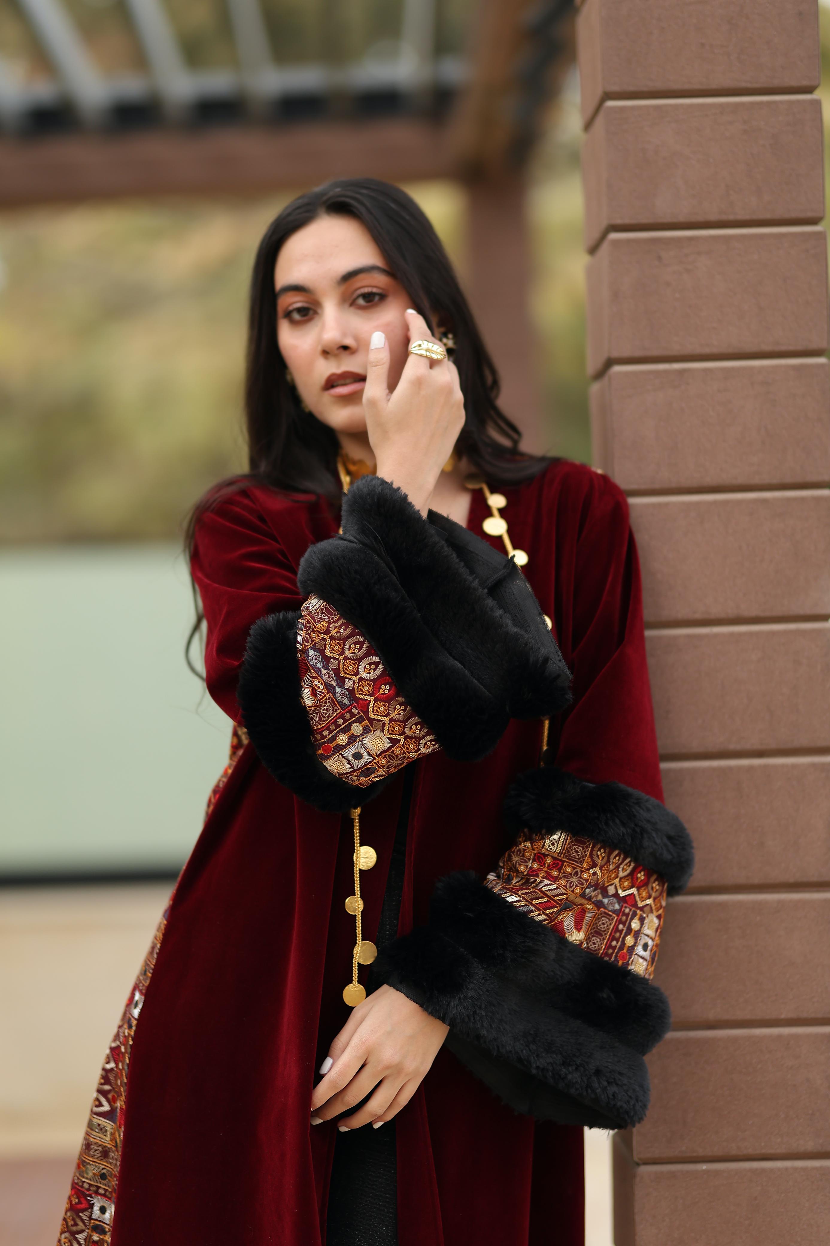 Ruby Heritage Velvet Qoftan