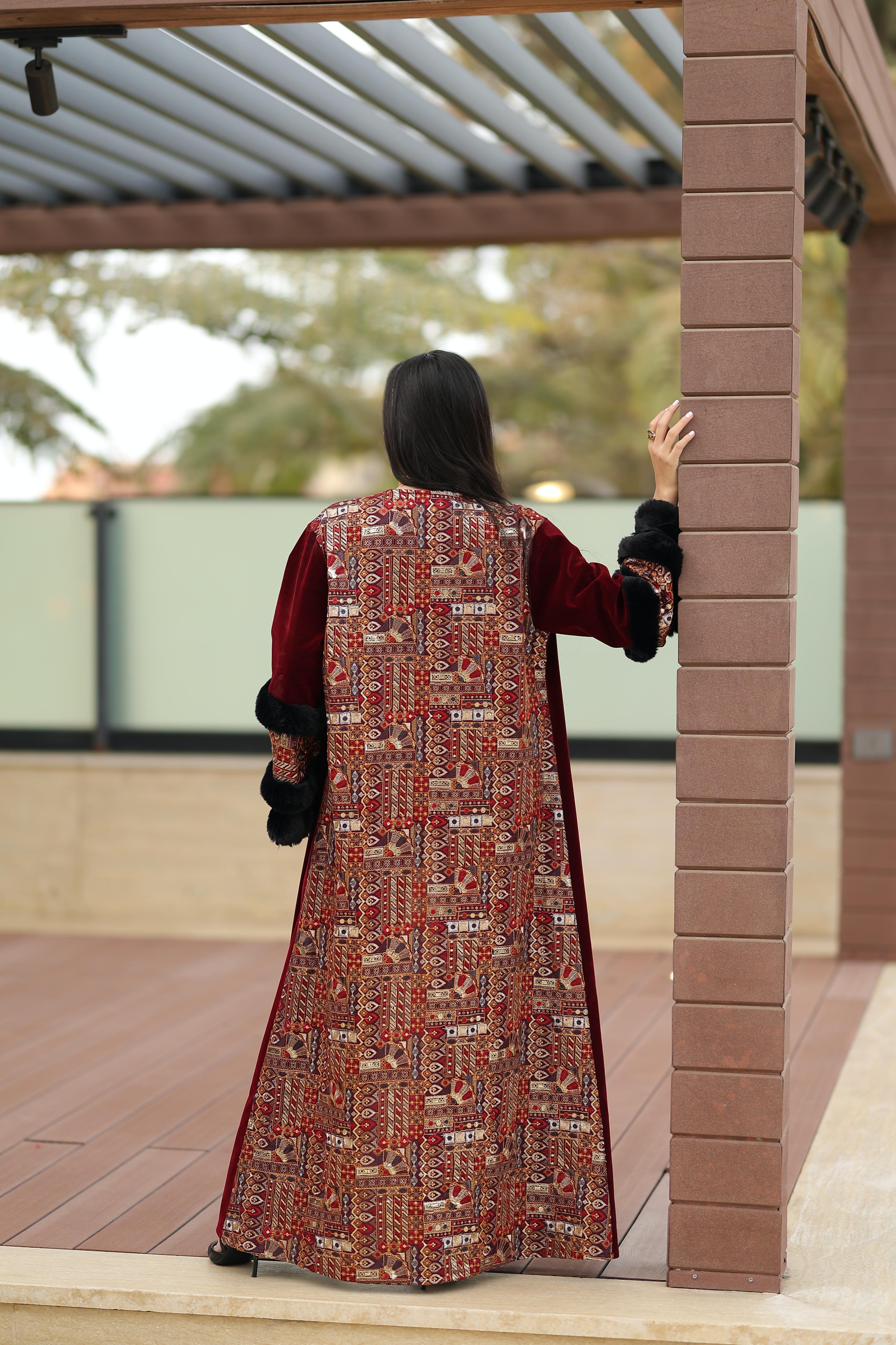 Ruby Heritage Velvet Qoftan