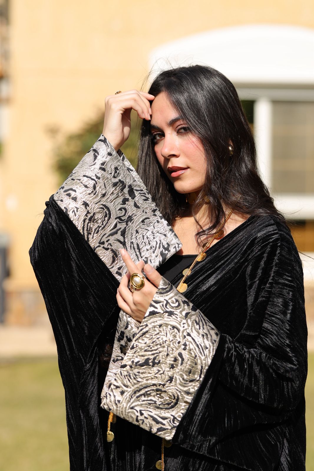 Midnight Noir Velvet Qoftan