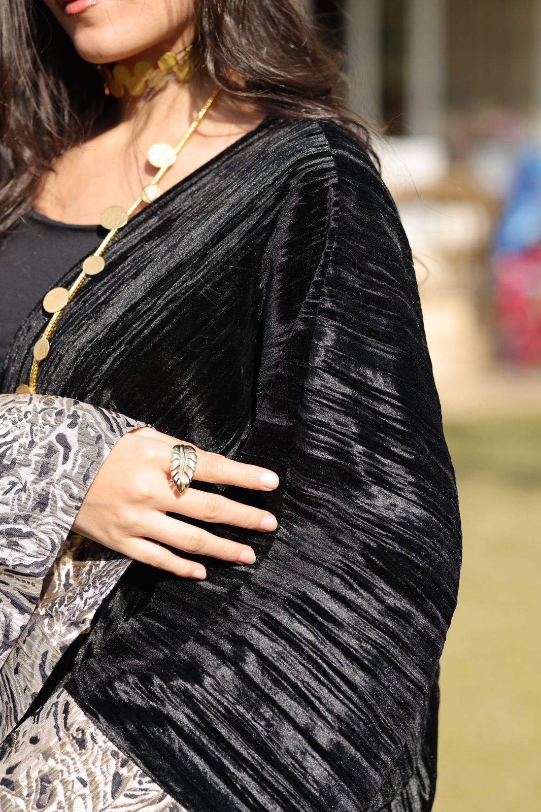 Midnight Noir Velvet Qoftan