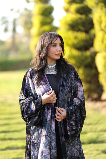 Moonlight Mist Velvet Qoftan