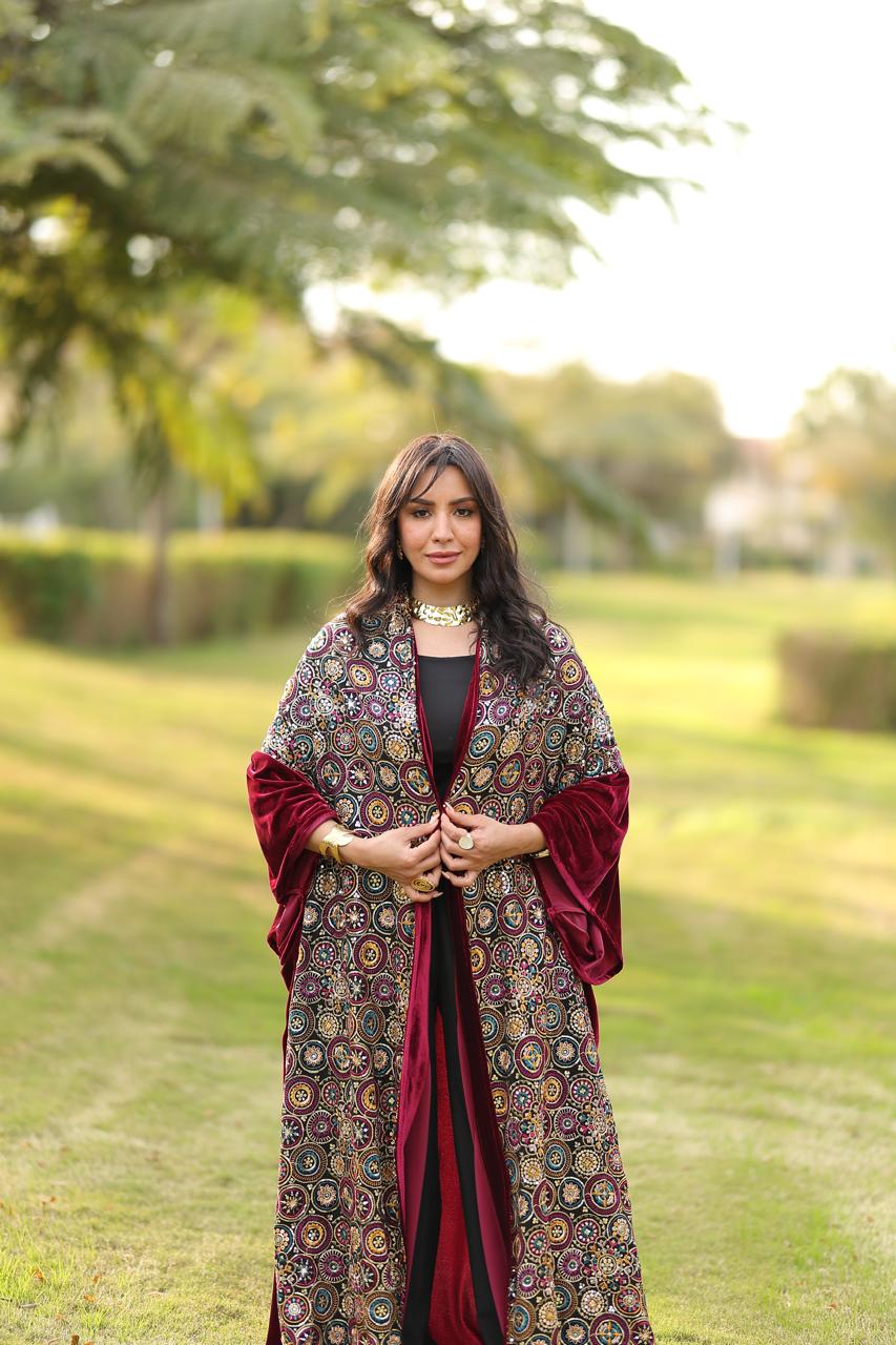 Royal Mosaic Velvet Qoftan