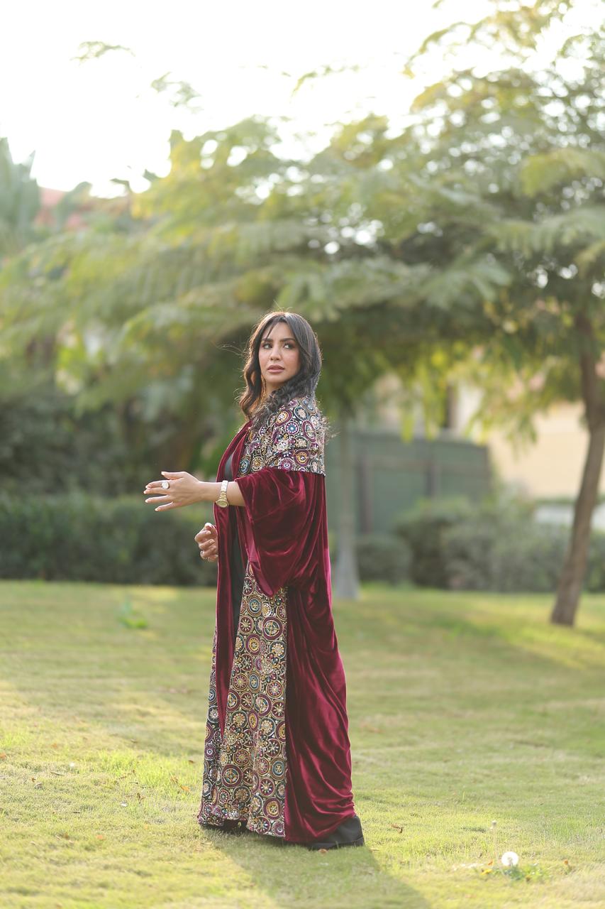 Royal Mosaic Velvet Qoftan