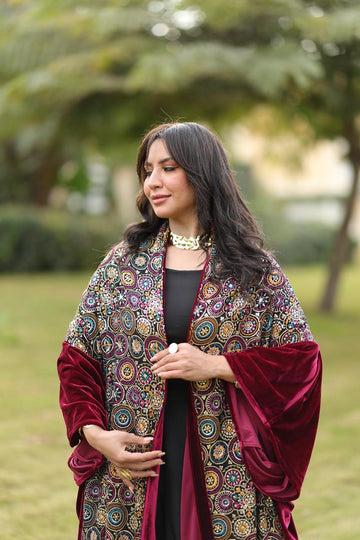 Royal Mosaic Velvet Qoftan