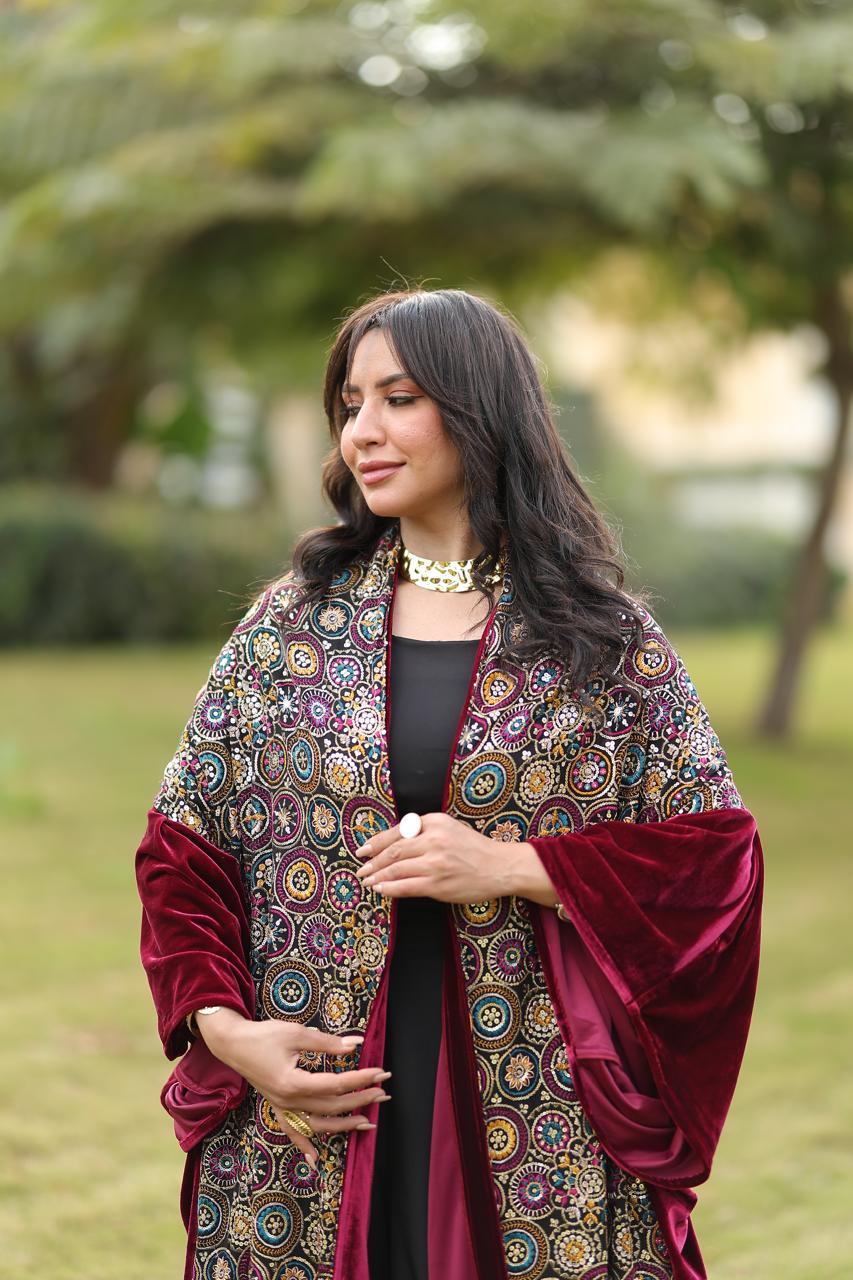 Royal Mosaic Velvet Qoftan
