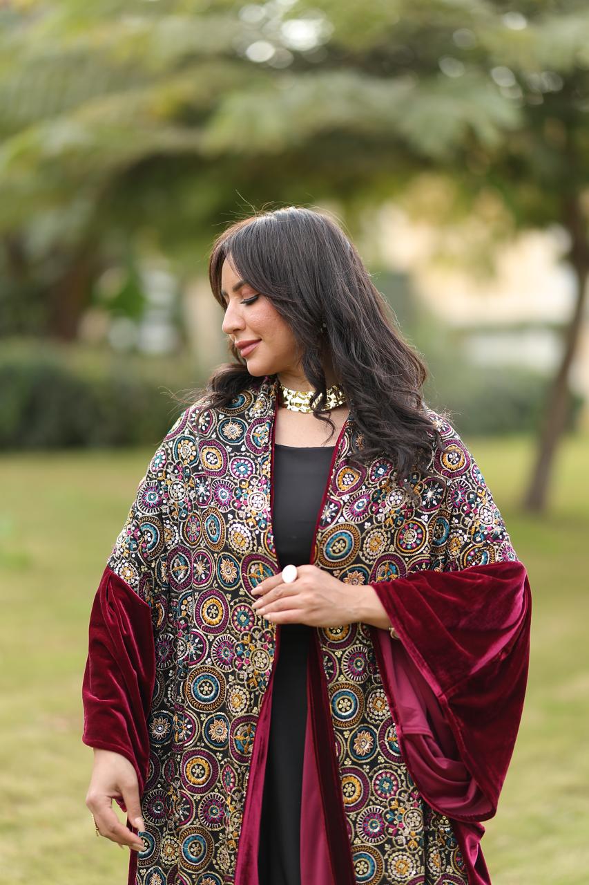 Royal Mosaic Velvet Qoftan