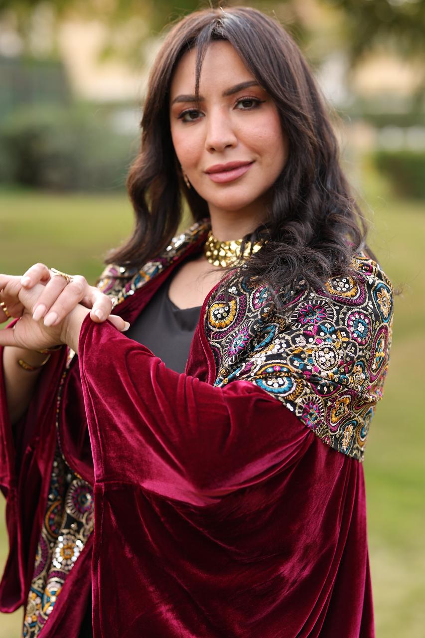 Royal Mosaic Velvet Qoftan