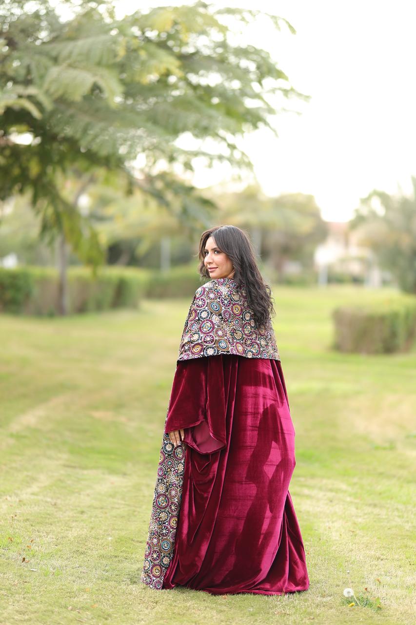 Royal Mosaic Velvet Qoftan