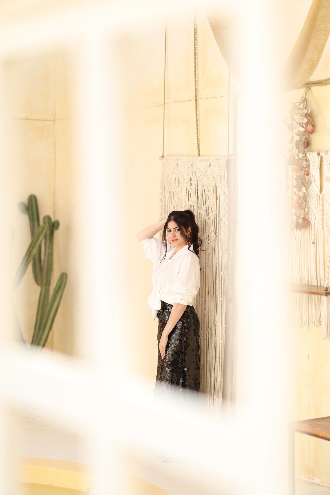 Black Sequin Skirt – Statement Shine