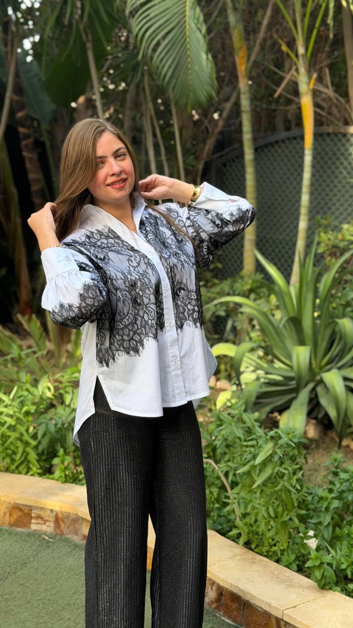 Étoile Lace Detail Shirt