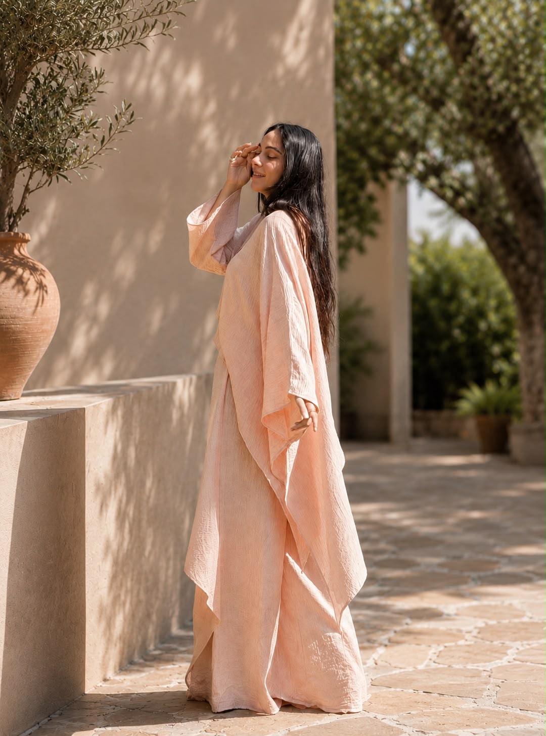 Luna Draped Linen Set