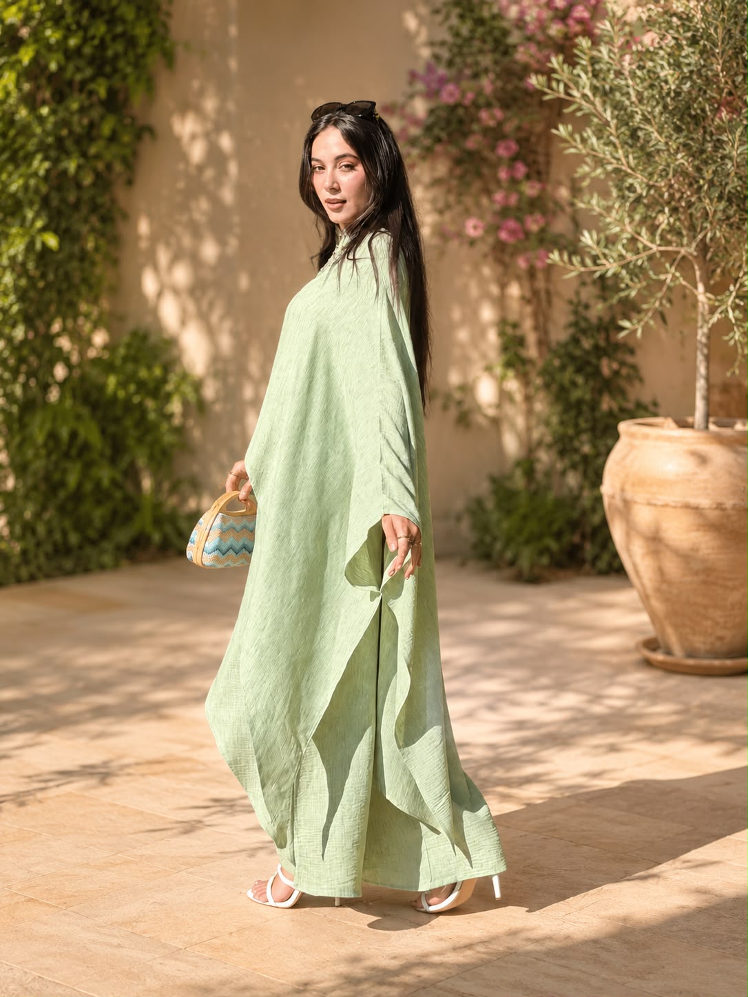 Luna Draped Linen Set