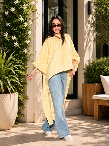 Lemon Polka Flow Tunic