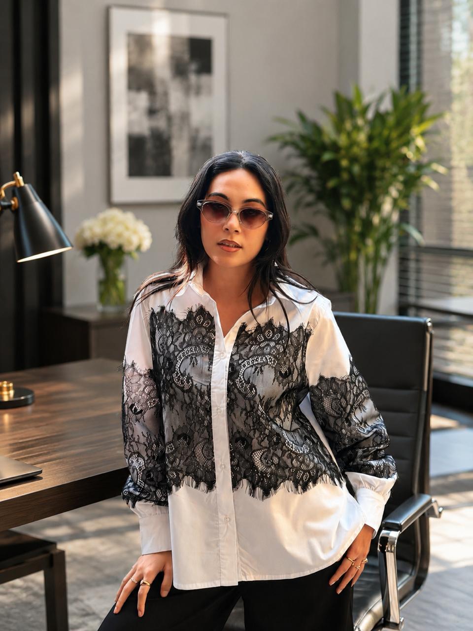Étoile Lace Detail Shirt