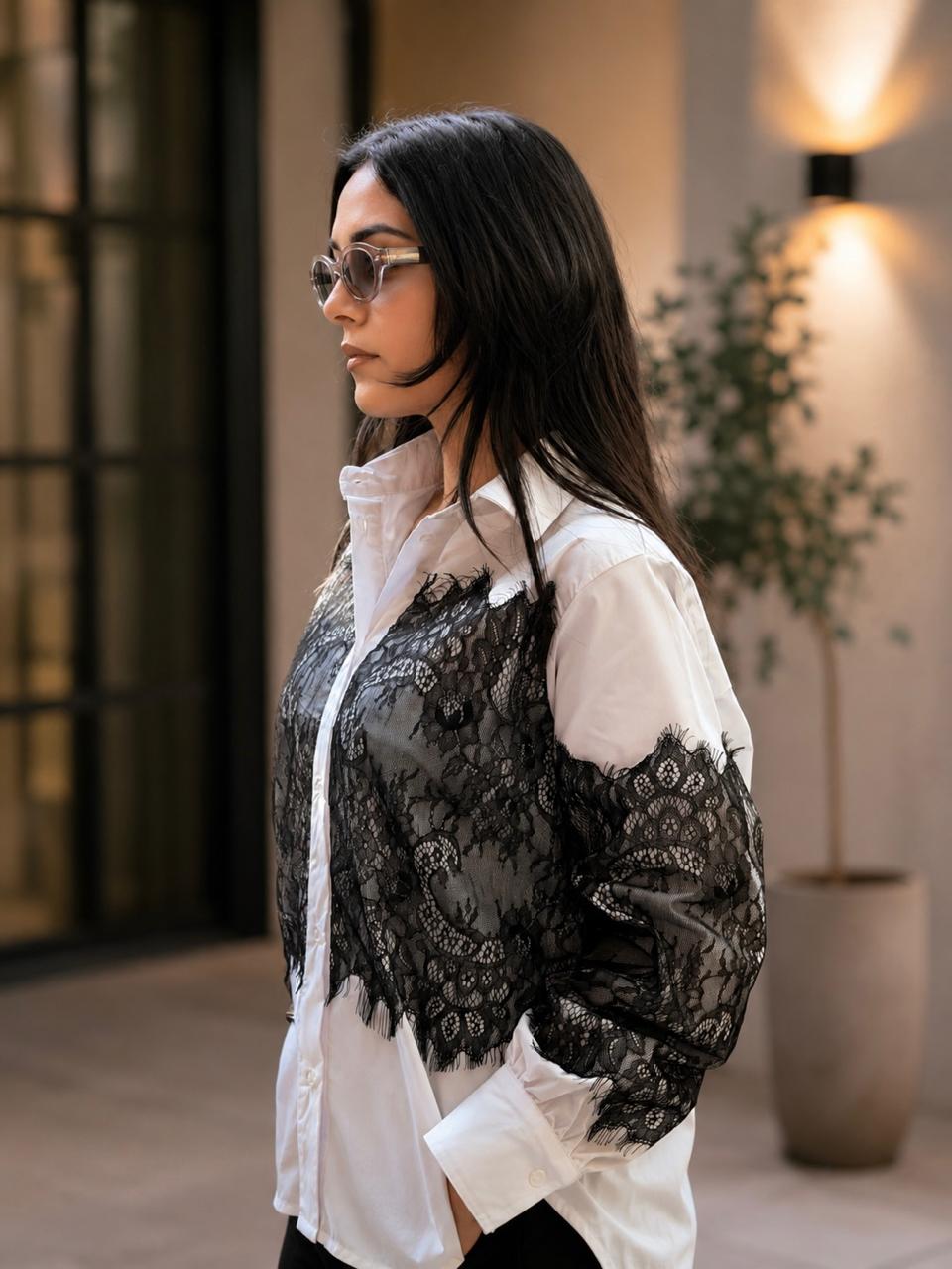 Étoile Lace Detail Shirt